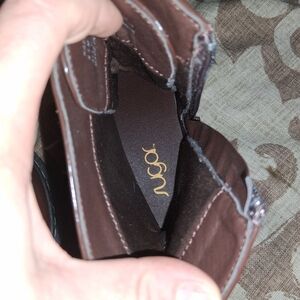 Sugar Brown Leather Ankle Boots